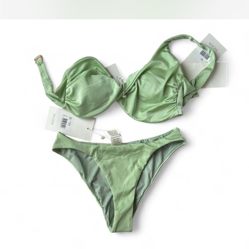 Baobab Collection Ola Sage Green Bikini Top
